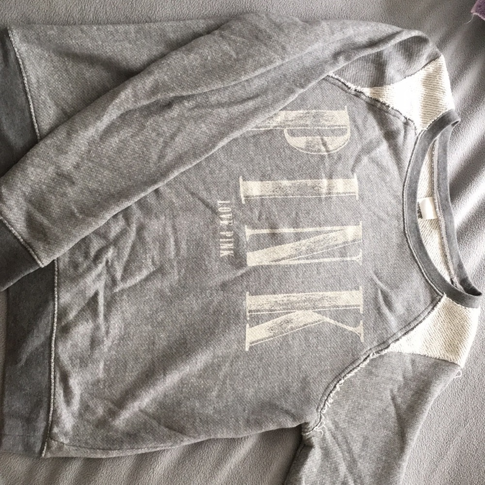 PINK Victoria’s Secret distressed style pullover